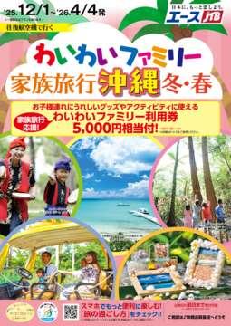 「わいわいファミリー夏の家族旅行」のパンフレット
